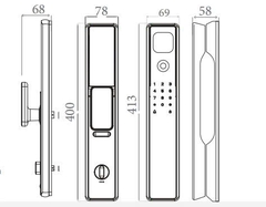 Khóa Vân Tay Cửa Gỗ AVOLOCK AL-87FRV-G