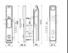 Khóa Vân Tay Cửa Gỗ AVOLOCK AL-89FRV-B