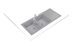 Chậu đá nhân tạo TEKA STONE 80 B-TG 2B 1D GREY