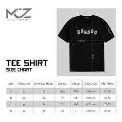 Áo phông cổ tròn Unisex 2 màu Đen Trắng chất Cotton MACUZZ MTS033-022302
