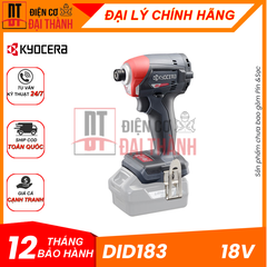 Máy Vặn Vít Dùng Pin 18V không chổi than Kyocera DID183 (Chưa bao gồm Pin & Sạc)