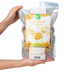 Chuối Sấy Giòn Thượng Hạng Nonglamfood | Crispy Dried Banana - Banana Chips | Healthy Snack