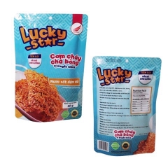 Cơm Cháy Chà Bông Vị (Truyền Thống - Cay - Phô Mai) Lucky Star 50g | Scorched Rice Topped With Pork Floss | Đồ Ăn Vặt Nonglamfood