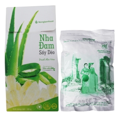 Nha Đam Sấy Dẻo Nonglamfood | Soft Dried Aloe Vera | Healthy Snack