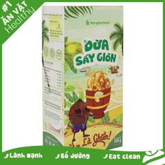 Dừa Bến Tre Sấy Giòn Nonglamfood | Crispy Dried Ben Tre Coconut | Healthy Snack