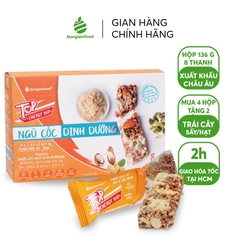 Thanh Gạo Lứt Ngũ Cốc Nonglamfood hộp 8 thanh 136g | Healthy Snack