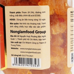 Thơm Sấy Dẻo Ít Đường Nonglamfood | Soft Dried Pineapple | Healthy Snack
