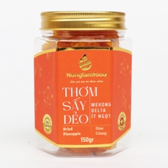 Thơm Sấy Dẻo Ít Đường Nonglamfood | Soft Dried Pineapple | Healthy Snack