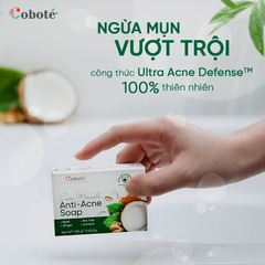 XÀ PHÒNG NGỪA MỤN CƠ THỂ - Coco Miracle Anti Acne Soap 100g