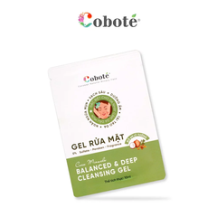 Gel rửa mặt cho da dầu mụn nhạy cảm - Coco Miracle Balanced and Deep Cleansing Gel 10ml - Túi nhôm