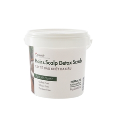 Tẩy tế bào chết da đầu - Hair & Scalp Detox Scrub - Thùng 1kg