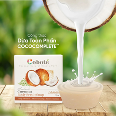 XÀ PHÒNG TẨY TẾ BÀO CHẾT - Coco Miracle Body Scrub Soap - Hương dừa