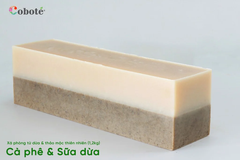 XÀ PHÒNG THẢO MỘC Herbal Soap - Cafe sữa dừa - 1,2kg