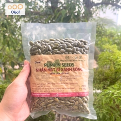 Nhân Hạt Bí Xanh Sống - Chín Nhập Khẩu Từ Mông Cổ/Ấn Độ Nguyên Vị Thơm Ngon OLEAF