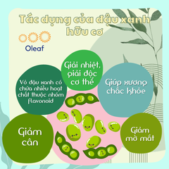 Đậu Xanh Hữu Cơ Probios - NHẬP KHẨU CHÍNH NGẠCH TỪ Ý - OLEAF Hạt Hữu Cơ