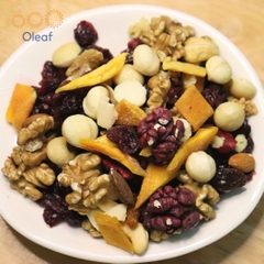 Granola Ngũ Cốc Ăn Kiêng Giảm Cân OLEAF Dinh Dưỡng Eatclean - OLEAF Granola Mix Hạt Dinh Dưỡng