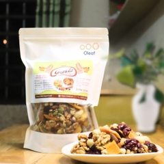 Granola Ngũ Cốc Ăn Kiêng Giảm Cân OLEAF Dinh Dưỡng Eatclean - OLEAF Granola Mix Hạt Dinh Dưỡng