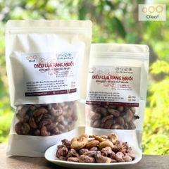 Hạt Điều Rang Muối Chất Lượng Loại 1, Giòn Thơm Không Hôi Dầu OLEAF
