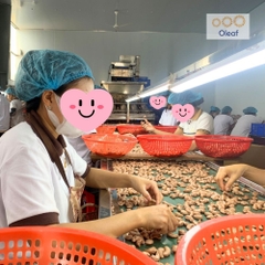 Hạt Điều Rang Muối Chất Lượng Loại 1, Giòn Thơm Không Hôi Dầu OLEAF