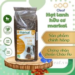Hạt Lanh Nâu Hữu Cơ Markal Nhập Khẩu Chính Ngạch Tử Pháp - OLEAF Hạt Dinh Dưỡng