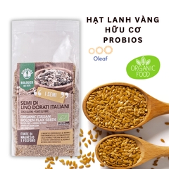 Hạt Lanh Nâu - Vàng Hữu Cơ 500g Probios Nhập Khẩu Từ Ý - Thực Phẩm Hữu Cơ, Đẹp Da, Giữ Dáng - OLEAF Hạt Hữu Cơ