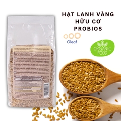 Hạt Lanh Nâu - Vàng Hữu Cơ 500g Probios Nhập Khẩu Từ Ý - Thực Phẩm Hữu Cơ, Đẹp Da, Giữ Dáng - OLEAF Hạt Hữu Cơ