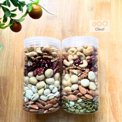 Hạt Dinh Dưỡng Mix 500g Macca - Hạt Điều Rang Mộc - Hạnh Nhân - Hạt Dẻ Cười - Hạt Óc Chó - Hạt Bí Xanh