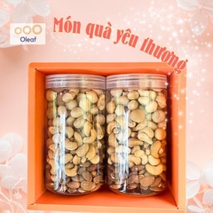 Hạt Dinh Dưỡng Mix 500g Macca - Hạt Điều Rang Mộc - Hạnh Nhân - Hạt Dẻ Cười - Hạt Óc Chó - Hạt Bí Xanh
