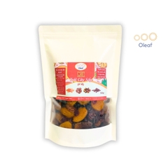 Trái Cây Sấy Không Đường Mix 4 Vị Cho Mẹ Bầu Ăn Vặt Bổ Sung Dinh Dưỡng Đề Kháng - Oleaf Trái Cây Sấy