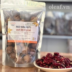 Nhân Và Quả Óc Chó Đỏ Nhập Khẩu Từ Mỹ, Hạt Dinh Dưỡng OLEAF, DATE Mới Thơm Ngon Bổ Dưỡng, Ăn Kiêng, Giảm Cân