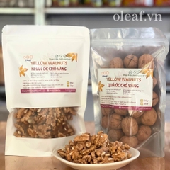 Nhân Và Quả Óc Chó Vàng - OLEAF Nhập Khẩu Chính Ngạch Từ Chile, Hạt Dinh Dưỡng Dành Cho Bà Bầu, Ăn Kiêng, Giảm Cân