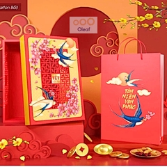 Quà Tết Cao Cấp Combo 6 Hộp Hạt Dinh Dưỡng Trái Cây Sấy Chất Lượng Cao 200gx6 Hộp Quà Tết - Món Quà Cho Sức Khỏe