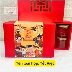 Combo Hạt Dinh Dưỡng Mix Hộp Quà Tết Cao Cấp Sang Trọng - Hộp Lớn 500gx3- Món Quà Ý Nghĩa Cho Sức Khỏe An Khang