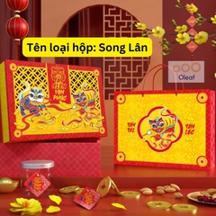 Combo Hạt Dinh Dưỡng Mix Hộp Quà Tết Cao Cấp Sang Trọng - Hộp Lớn 500gx3- Món Quà Ý Nghĩa Cho Sức Khỏe An Khang