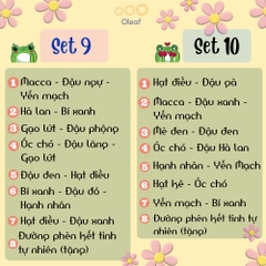 Set Hạt Nấu Sữa Hạt Dinh Dưỡng Mix Sẵn 7 Ngày [Tặng Đường Phèn] Cho Gia Đình Con Nhỏ, Mẹ Bầu, Người Già - OLEAF Sữa Hạt