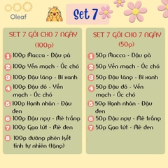 Set Hạt Nấu Sữa Hạt Dinh Dưỡng Mix Sẵn 7 Ngày [Tặng Đường Phèn] Cho Gia Đình Con Nhỏ, Mẹ Bầu, Người Già - OLEAF Sữa Hạt