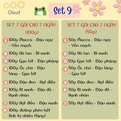Set Hạt Nấu Sữa Hạt Dinh Dưỡng Mix Sẵn 7 Ngày [Tặng Đường Phèn] Cho Gia Đình Con Nhỏ, Mẹ Bầu, Người Già - OLEAF Sữa Hạt
