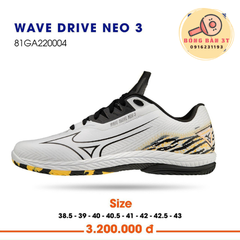 Giày Mizuno Wave Drive Neo 3 Trắng Đen