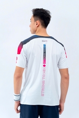 Áo Swin cổ tròn - Sọc hồng