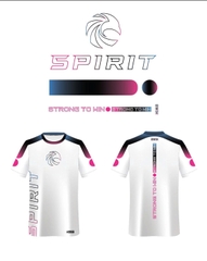 Áo Swin cổ tròn - Sọc hồng