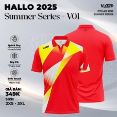 Áo Vloop cổ Polo - BST HALLO 2025 - SUMMER COLLECTION