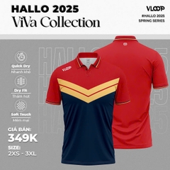 Áo Vloop cổ Polo - BST HALLO 2025 - VIVA COLLECTION
