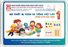 Bộ thiết bị Toán và tiếng việt lớp 1 (dùng cho học sinh)