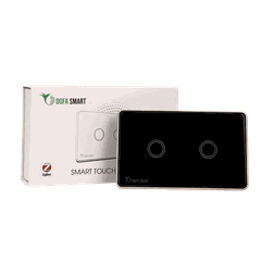 Công tắc thông minh Zigbee 2 nút chữ nhật