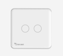 Công tắc thông minh Zigbee 2 nút Vuông