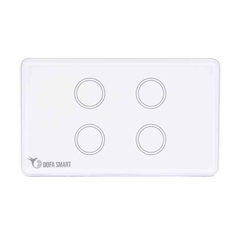 Công tắc thông minh Zigbee 4 nút chữ nhật