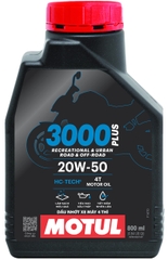 Dầu nhờn Motul 3000 Plus 4T 20W50 0.8L