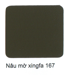 Sơn Thép Mạ Kẽm Hải Phòng AC-Zn Nâu Mờ Xingfa 167