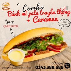 Pate truyền thống kèm caramen