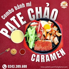 Pate chảo kèm caramen